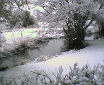 The River Bure flowed through the bottom of the garden