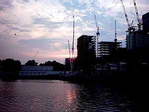 Docklands sunset