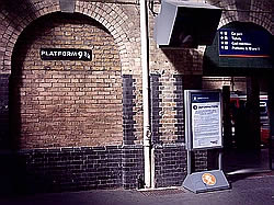 King's Cross Platform Nine and Three Quarters