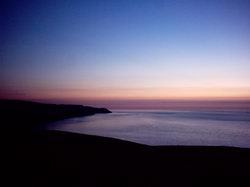 Porlock Bay at sunset