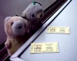 Bears with tickets