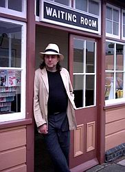 Me outside the Bishops Lydeard waiting room