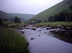 Badgeworthy Water, the inspiration for Doone Valley in RD Blackmore's Lorna Doone