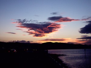 Sunset across Bridgewater Bay