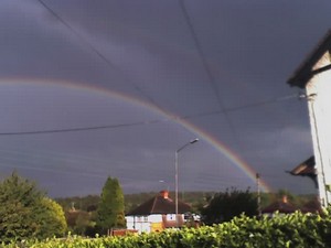 Rainbow today in Wooburn Green