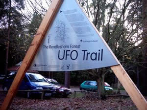 Start of the UFO trail