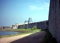 South-western wing of Hurst Castle