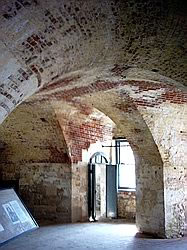 Brick vaulted ceiling