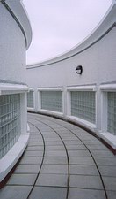 On the roof of the Tate St Ives