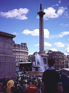 Pride's main stage huddles under Nelson's Phallic Object