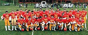 Before the Luton Flyers match - me far right as #37 Before the Luton Flyers match - me far right as #37