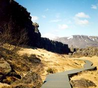 The eerie calm of the rift valley at Þingvellír