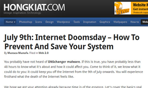 July 9th: Internet Doomsday – How To Prevent And Save Your System