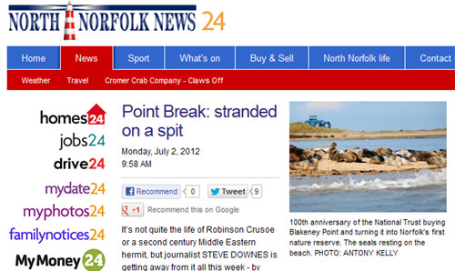 Point Break: stranded on a spit Point Break: stranded on a spit
